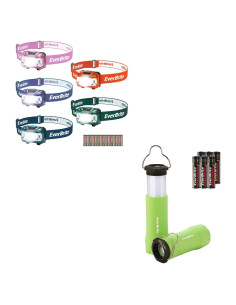 Linternas Frontales y Mini EverBrite - Paquete 5+2 LED