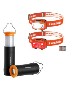 Linternas Mini 2-en-1 EverBrite y Frontales - Paquete de 2