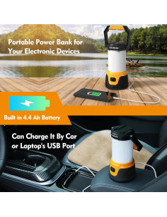 Linterna de Camping y Frontal LED EverBrite 1000 Lúmenes 2