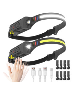 Linterna Frontal LED Recargable HinsGEAR 230 2 Pcs