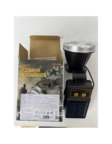 Linterna de Cabeza Recargable BlueYu XST-M60 Solar 90 3 Modos