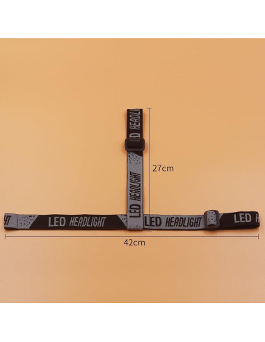 Paquete de 4 bandas de reemplazo ThtRht para linterna frontal