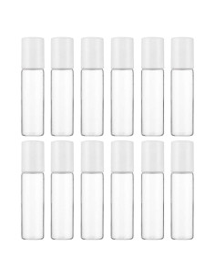 12 Botellas de Vidrio Roll-on 5ML Teensery para Aceites Esenciales