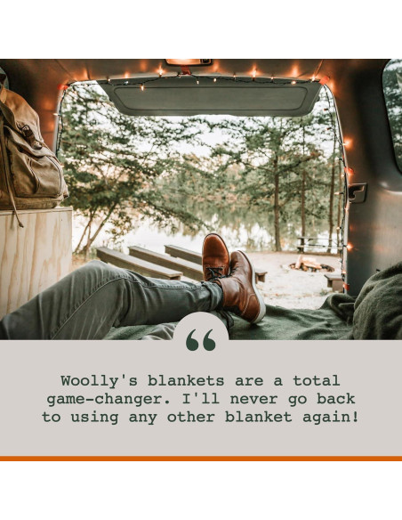 Manta de lana merino gris Woolly Mammoth 167x229 cm