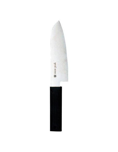 Cuchillo Santoku Snow Peak 27.69 cm Acero Inoxidable Negro