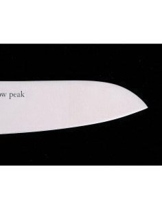 Cuchillo Santoku Snow Peak 27.69 cm Acero Inoxidable Negro 2
