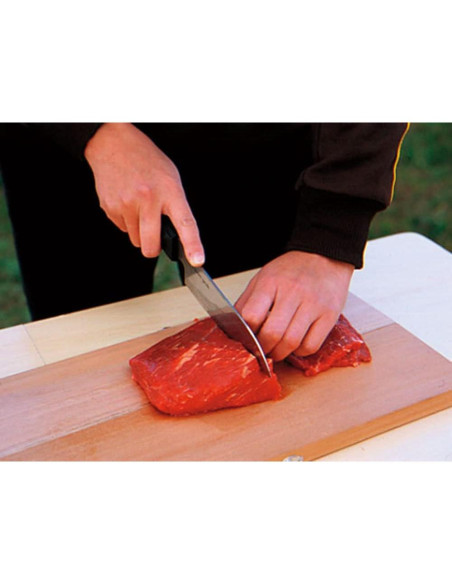 Cuchillo Santoku Snow Peak 27.69 cm Acero Inoxidable Negro