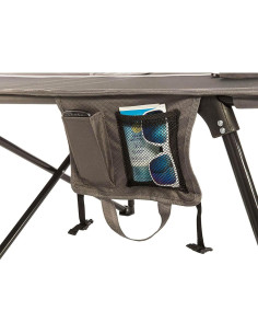 Cama de dormir Kamp-Rite Kwik Cot 1 Persona 600D Negro Gris 2