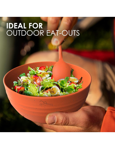 Juego de Vajilla de Paja de Trigo DINETHICS para 4 Personas