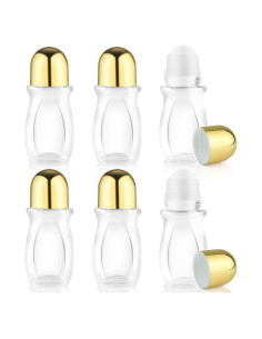 6 Botellas de Vidrio Roll On 30ml Glasstore Reutilizables