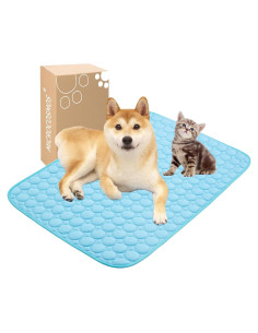 Almohadilla de Enfriamiento MICROCOSMOS Azul 71x56 cm