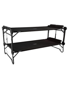 Cama Plegable Disc-O-Bed 2XL para 2 Personas, 272 kg, Negro