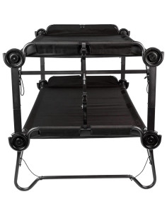 Cama Plegable Disc-O-Bed 2XL para 2 Personas, 272 kg, Negro 2