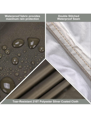 Toldo de Camping GOCAPTAIN 3.05x2.74m Impermeable UV 50+