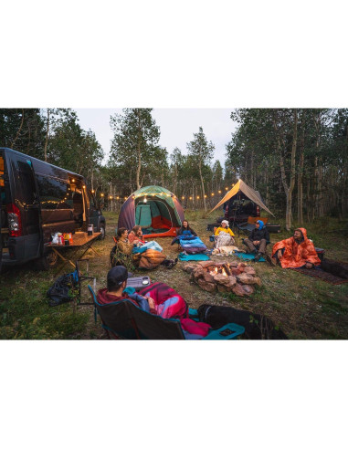 Manta de Plumas Kelty Galactic Cranberry 183x140 cm Camping