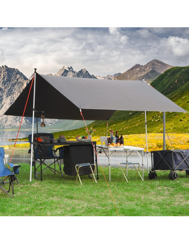 Poste Telescópico de Aluminio REDCAMP 90-230 cm Juego de 2