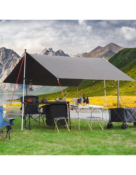 Poste Telescópico de Aluminio REDCAMP 90-230 cm Juego de 2