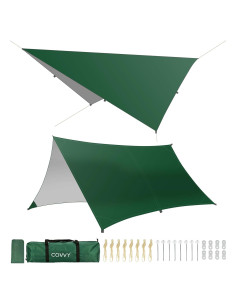 Toldo Impermeable COVVY 3x3m para Hamaca y Camping