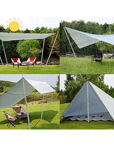 Poste Telescópico Ajustable SAN LIKE para Camping y Refugios