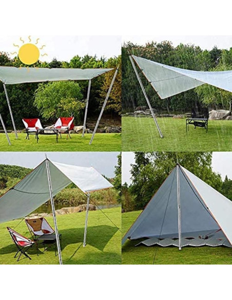 Poste Telescópico Ajustable SAN LIKE para Camping y Refugios