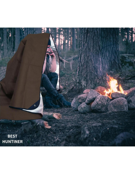 Manta de Supervivencia BESTHUNTINER 213x150cm Impermeable