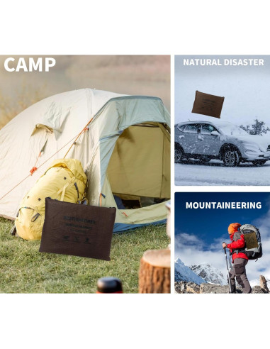 Manta de Supervivencia BESTHUNTINER 213x150cm Impermeable