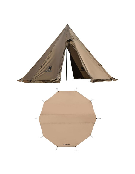 Tienda de Camping OneTigris Rock Fortress 6 Personas Impermeable