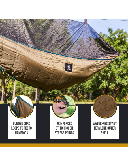 Hamaca Caliente OneTigris ROCDOMUS + Aislante 2.8m