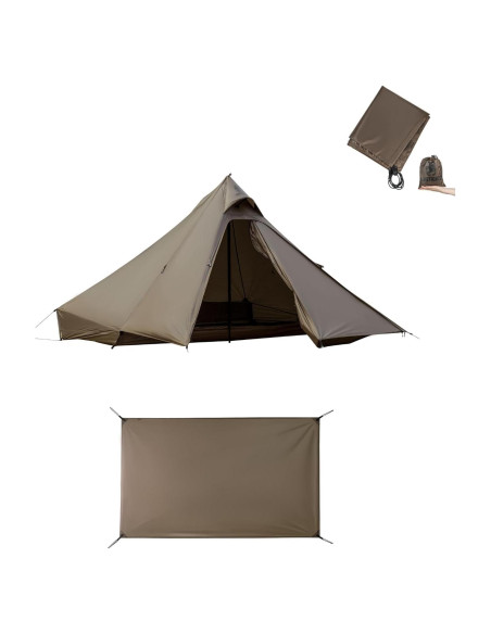 Combo Tienda Tetra OneTigris + Huella 2 Personas Ultraligera