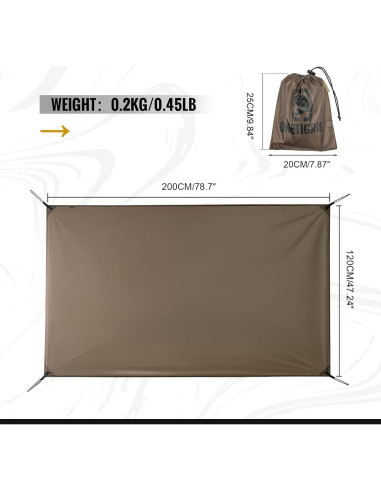 Combo Tienda Tetra OneTigris + Huella 2 Personas Ultraligera