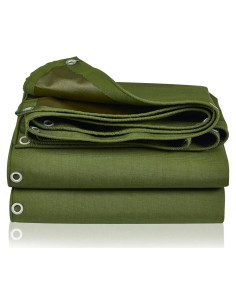 Lona de Lienzo Impermeable Rocutus 2.01x2.99m Verde UV