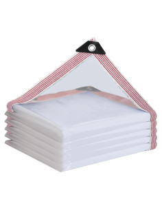 Lona Impermeable Transparente Cenhadam 1.22x1.83m con Ojetes