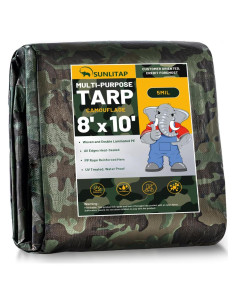 Lona Impermeable Sunlitap 2.44x3.05m Camuflaje 5 Mil