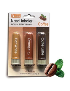 Inhaladores Nasales de Aromaterapia WECONA - 3 Aromas Naturales