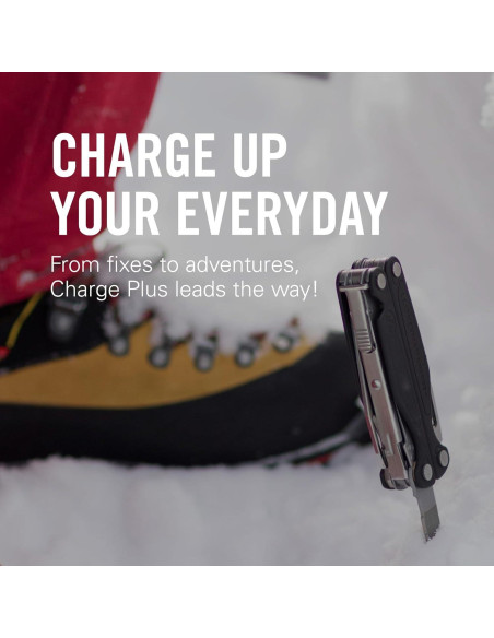 Leatherman Charge Plus 19 en 1 Multiusos Negro 10.16 cm