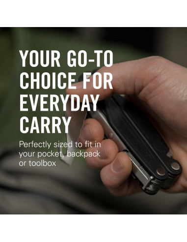 Leatherman Charge Plus 19 en 1 Multiusos Negro 10.16 cm