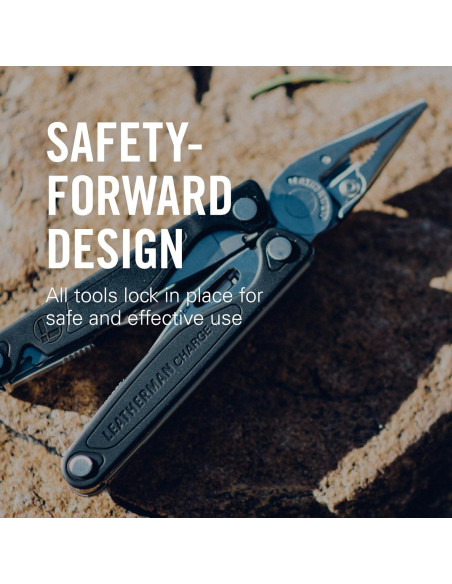 Leatherman Charge Plus 19 en 1 Multiusos Negro 10.16 cm