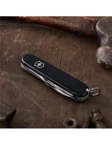 Cuchillo Suizo Victorinox Tinker 12 Funciones Negro 9.1 cm