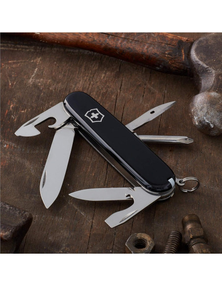 Cuchillo Suizo Victorinox Tinker 12 Funciones Negro 9.1 cm