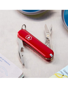 Cuchillo Suizo Victorinox Jetsetter 7 Funciones Rojo 5.72 cm 2