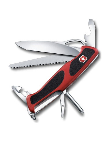 Cuchillo Suizo Victorinox RangerGrip 78, 12 Funciones, Rojo/Negro