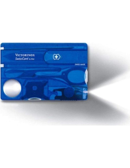 Multi-herramienta Victorinox Swisscard Lite Zafiro 13 funciones