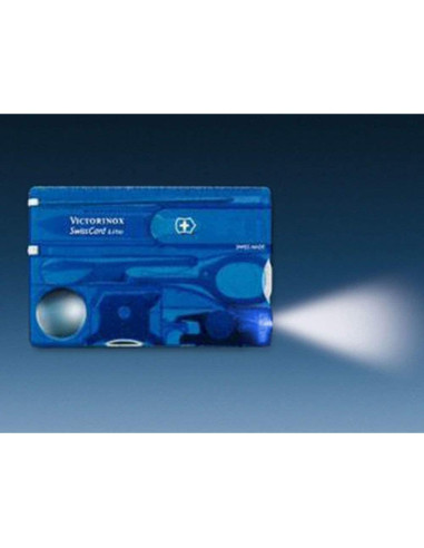 Multi-herramienta Victorinox Swisscard Lite Zafiro 13 funciones