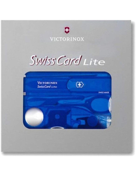 Multi-herramienta Victorinox Swisscard Lite Zafiro 13 funciones
