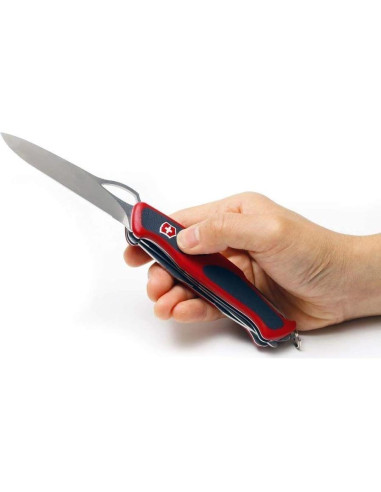 Cuchillo Suizo Victorinox RangerGrip 78, 12 Funciones, Rojo/Negro