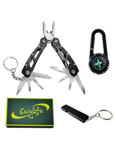Multiherramienta 12 en 1 Cacylife, Portátil, 96g, Ideal Camping