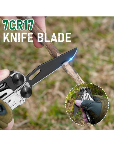 Multiherramienta BIBURY BI2045 Plegable 31 en 1 Acero Inoxidable