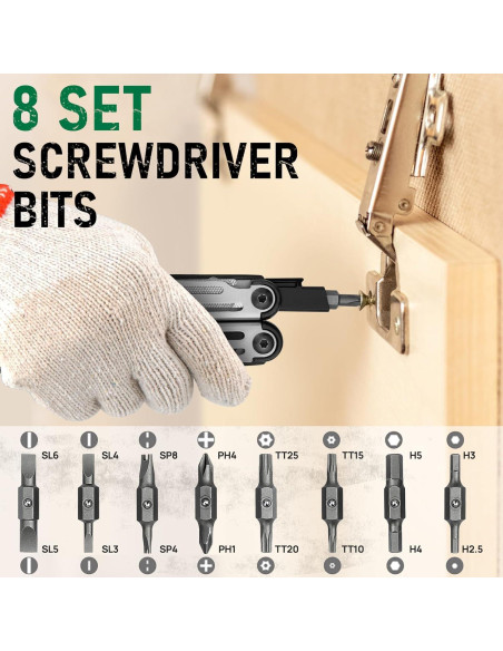 Multiherramienta BIBURY BI2045 Plegable 31 en 1 Acero Inoxidable