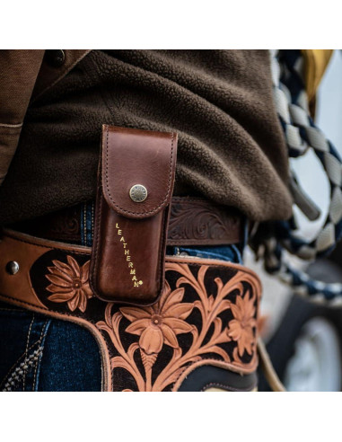 Funda de Cuero Premium Leatherman Heritage para Multi-Herramientas