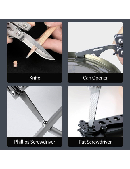 Multiherramienta de Llavero NEXTOOL 10 en 1 Verde EDC